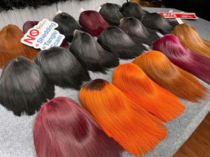 Pelo de trama de raíz saludable de lujo ideal para hacer pelucas personalizadas - Product Image 2