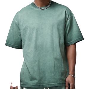 Nueva Camiseta Oversize Lisa para Hombre, 100% Algodón, Estilo Casual Urbano, Transpirable, de Secado Rápido, 230g - Product Image 4