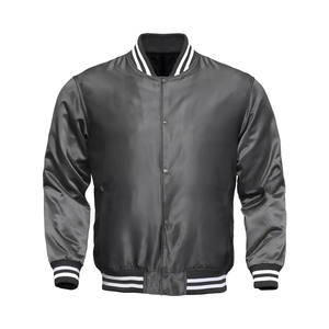 Chaqueta Bomber Universitaria Estilo Letterman para Hombre, Chaqueta Retro de Béisbol RATA-International, Impermeable, Cortavientos, Gruesa, Rellena de Algodón - Product Image 3