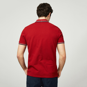 Vêtements de rue pour hommes Logo personnalisé imprimé en différentes couleurs contrastées Service OEM Polos lavables en machine - Product Image 3
