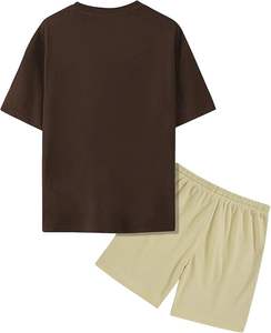 ชุดกางเกงขาสั้นทอสำหรับผู้ชายสไตล์สตรีทไซส์พิเศษผ้าพิมพ์ลายผ้าระบายอากาศได้ดีสวมใส่ตามท้องถนนอย่างมีสไตล์สำหรับฤดูหนาว - Product Image 3