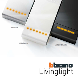 Luce vivente 18 pezzi antracite foro cappuccio interruttore a parete modulo L4950 Polo finta - Product Image 5