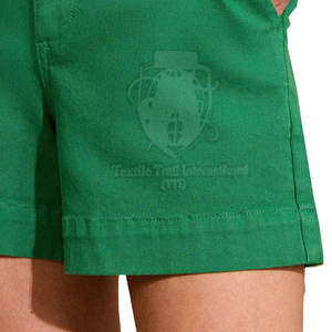 Últimos Pantalones Cortos de Jean de Color Liso para Verano, Pantalones Cortos de Jean de Cintura Alta para Mujer, Ropa de Mujer, Pantalones Cortos Lisos Teñidos para Mujer, ¡Gran Venta! - Product Image 3