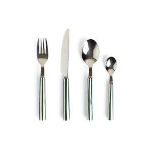 Juego de cubiertos de plata de diseño personalizado, pulido de espejo, incluye cuchillo, cuchara, vajilla de acero con espejo para utensilios de cocina de negocios - Product Image 5