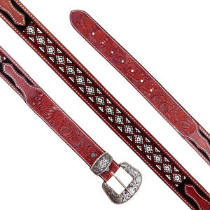 เข็มขัดหนังแท้สไตล์คลาสสิกแบบยูนิเซ็กซ์ ลายลูกปัดสี่เหลี่ยม หัวเข็มขัดโลหะผสมสังกะสี กว้าง 40 มม. ทนทาน เหมาะสำหรับงานทางการ ปรับแต่งได้ - Product Image 5