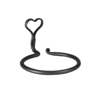 Gold Plated Wall Mounted <b>Towel</b> Ring, Iron Handmade <b>Towel</b> Holder for Bathroom and Kitchen - Product Image 2