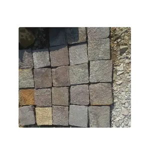 100% Natural Outdoor <b>Stones</b> for Parking & Driveway – Yellow Brown Mix, Bulk Order Custom Sizes Available - Product Image 1