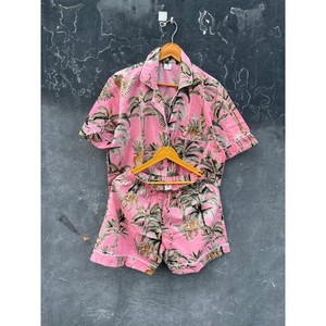 Bán Buôn Ấn Độ 100% Bông Rừng In Mùa Hè Đồ Ngủ Handmade Ánh Sáng Mềm Mại Phù Hợp Với Ban Đêm Ngắn Pyjama Set Cho Đảng Mặc Moq 2Pcs - Product Image 4