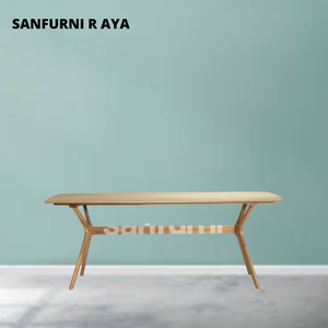 New Design <b>High</b> Quality Dining <b>Table</b> Modern Contemporary Solid Wood Teak Mahogany Home Furniture Handmade From Indonesia - Product Image 5