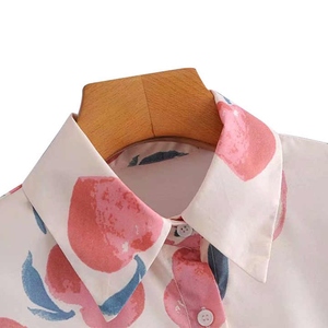 Camisas de mujer de manga larga de tela suave con cuello vuelto Venta al por mayor Moda sostenible Oem Odm Ropa de ajuste personalizado - Product Image 3