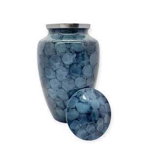 Urna Funeraria de Aluminio Hecha a Mano para Cenizas Humanas, Suministros Funerarios al por Mayor, Fabricante de Urnas para Adultos con Grabado Personalizado - Product Image 1