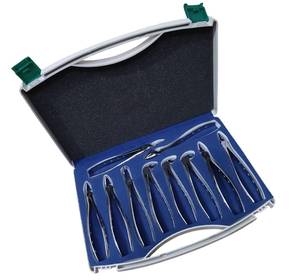 TARIQ MFG CO, kit de 10 pinces dentaires en acier inoxydable pour l'extraction des dents, ensemble d'instruments de chirurgie buccale professionnels - Product Image 4