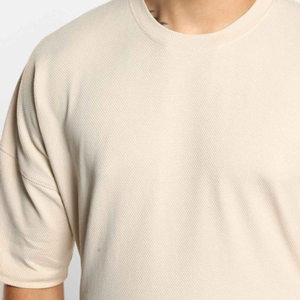 Conjunto de pana a juego para hombre, algodón orgánico Premium, dos piezas, ecológico, suave, transpirable, informal, servicio OEM a granel - Product Image 5