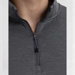 Sudaderas con capucha de felpa francesa personalizadas con cremallera de 1/4, camiseta tipo jersey de 400 g/m², 100% algodón, sudadera con cremallera - Product Image 4