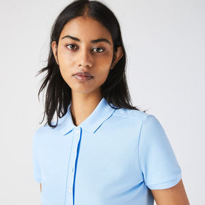 Chemise de golf à col uni en coton de couleur unie, mode de rue, coupe ajustée, chemise pour femmes, dernière mode de rue, polo pour femmes - Product Image 5