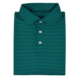 Polo de Golf a Rayas para Hombre, Informal, Transpirable, de Alta Calidad, 90% Poliéster, 10% Elastano, con Logotipo Personalizado - Product Image 5