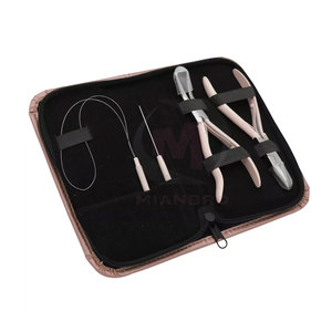 Human Hair <b>Extension</b> <b>Beads</b> Pliers Tool Kit Wholesale Price Hair <b>Extension</b> Tools For Online Sale - Product Image 1
