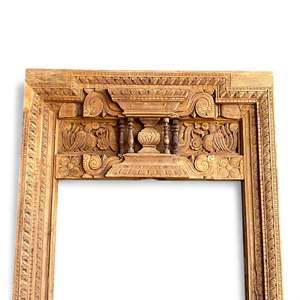 Panneau mural en bois sculpté de qualité supérieure, style héritage - Product Image 3