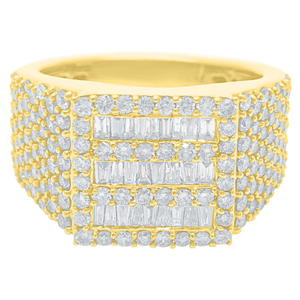 Venta caliente 14K oro VVS Moissanite Anillos De Diamantes Joyería de moda para hombres Hip Hop compromiso anillo de bodas - Product Image 3