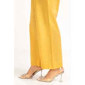 Pantalon décontracté large pour femme, taille mi-haute, en fil teint, avec fermeture élastique, respirant et imprimé animal Wgk-trs-dy-405 - Product Image 1