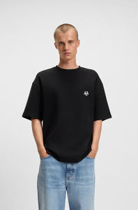 T-SHIRT NOIR POUR HOMMES TEE À MANCHES COURTES POUR TOUS LES JOURS T-SHIRT COL ROND DE HAUTE QUALITÉ FABRIQUÉ PAR LES PRODUITS HUZAIFA - Product Image 3