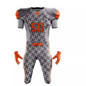 Ropa deportiva con impresión por sublimación de logotipo personalizado, alta calidad, OEM ODM 2023, uniformes de fútbol americano ligeros, precio barato - Product Image 1