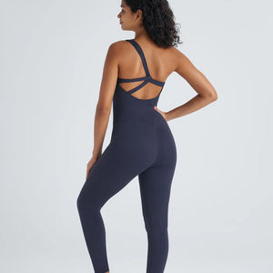 Wholesale Women Fitness Sports <b>Sexy</b> Backless Jumpsuit Breathable Outdoor Scrunch Butt Jumpsuit Gym Workout Yoga Jumpsuits - Product Image 6