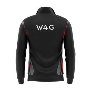 Custom Eco Friendly Unisex <b>Track</b> Top Full Zip <b>Jacket</b> Windproof Breathable Features Front Printed Loose Fit for Spring Formal Top - Product Image 5