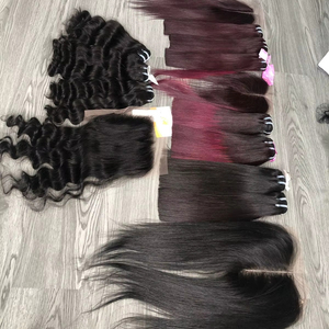 Máquina de extensiones de cabello virgen de onda suelta de longitud completa de tendencia caliente, blanqueamiento de trama doble, precio minorista al por mayor de Vietnam disponible - Product Image 1