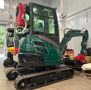 Motor Mini Crawler Hidráulico Bagger Digger Excavadora Máquina 1.5ton 2T 1.8ton Excavadora Pelle multifunción para la venta - Product Image 3