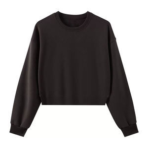 Nueva Llegada, Sudadera Personalizada con Cuello Redondo para Hombre, Informal, de Manga Larga, Forro Polar Grueso, Corte Holgado, Invierno, 100% Algodón - Product Image 3