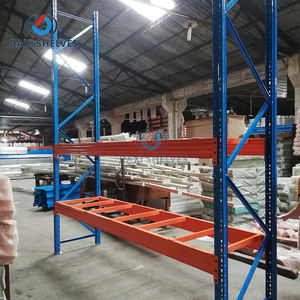 Estanterías Resistentes para Almacén, Color Azul y Naranja, Estantes de Almacenamiento con Repisas - Product Image 2