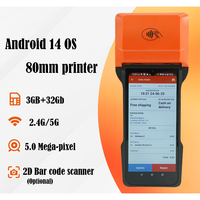GT81EZ Pro Android POS Terminal avec imprimante 80mm Prend en charge l'impression automatique GcAnyOrder via WiFi SMS Email