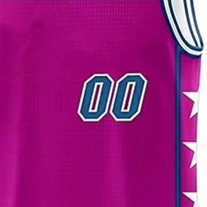 Conjuntos de Uniformes de Baloncesto Personalizados con Logotipo, Camisetas y Pantalones Cortos Unisex sin Mangas, Transpirables, de Secado Rápido, 100% Poliéster - Product Image 5