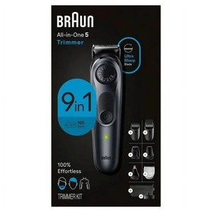 Braun Kit de style tout-en-un série 5 5490, tondeuse 9-en-1 pour hommes avec tondeuse à barbe, tondeuse corporelle pour Manscaping, longueur 40 - Product Image 5
