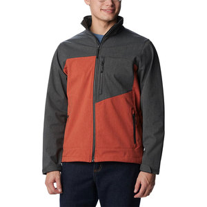 Veste Softshell pour hommes de haute qualité avec col montant à capuche utilisation en extérieur vestes Softshell grande taille tissu neuf - Product Image 1