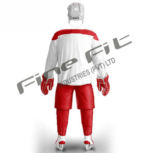 เสื้อเจอร์ซีย์ฮ็อกกี้น้ำแข็งพิมพ์ลายดิจิตอลทนทานทีมกีฬาขายส่งโรงงานผลิตตามสั่ง - Product Image 2