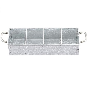 Bandeja de Metal de nuevo producto de venta, forma ovalada con mesa de comedor interior esmaltada en blanco, Plato decorativo, bandeja para servir comida y postre - Product Image 4