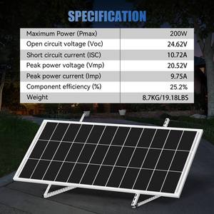 Panneau solaire 400W 12V, type N 18BB, charge de batterie, RV PV, alimentation de batterie hors réseau pour la maison - Product Image 5