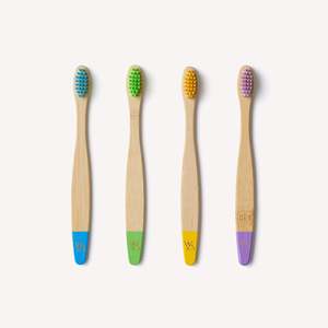 Brosse à dents en bambou nano charbon de bois avec logo OEM ODM brosses à dents en bambou souple personnalisées pour enfants - Product Image 6