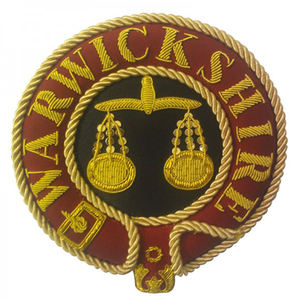 Excellent Quality Handmade Embroidered <b>Gold</b> Bullion Wire Thread Masonic Regalia Patch with Felt Fabric Customizable Colors Sizes - Product Image 6