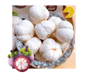 Mangostán Liofilizado, Bocadillo de Fruta Crujiente y Dulce para Venta al por Menor, Decoración de Repostería, Marca con Etiqueta Personalizada, Bolsa de 50g, Mangostán Seco de Vietnam - Product Image 1