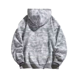 2025 Unisex de gran tamaño 100% sudaderas con capucha de algodón en blanco liso para hombre 500gsm de talla grande sudaderas con capucha con logotipo impreso bordado - Product Image 2