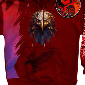 Sudadera lavada Vintage estilo callejero para hombre, sudadera de manga larga con lavado ácido de gran tamaño, Sudadera con capucha desgastada con lavado ácido para niños - Product Image 3