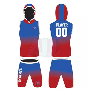 Ensemble d'uniformes de compression personnalisés 7v7, respirant, durable, léger, tissu en polyester, séchage rapide, couleurs et tailles personnalisées, unisexe adulte - Product Image 1