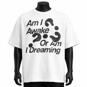 T-shirt en jersey de coton blanc pour homme, manches courtes, col rond, coupe classique, décontracté, imprimé dégradé, respirant, motif lettres - Product Image 1