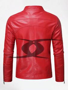 Chaqueta de cuero de moda para hombre de último diseño, nuevo estilo, producto de cuero genuino, chaqueta de cuero de moda para hombre de talla grande - Product Image 2