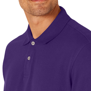 OEM Vente en gros Personnalisé Polo pour hommes en coton de luxe à manches courtes, style décontracté, avec broderie et impression personnalisée - Product Image 5