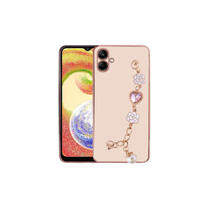 Coque de protection en silicone rose Netzy pour Samsung Galaxy A04 A53 Poco 7 Plus avec dragonne et protection de l'appareil photo - Product Image 1