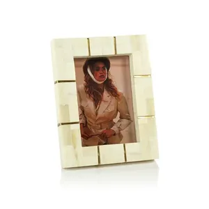 Luxury Handmade Bone Inlay Photo Frame Multi Wooden Masterpiece for Timeless Picture Display - Product Image 1